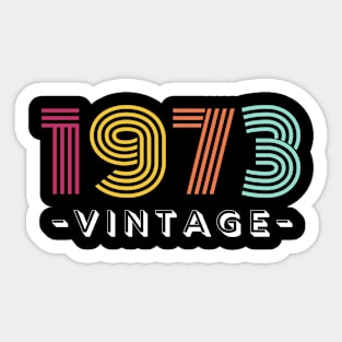 1973 vintage, 49 years old, age Sticker